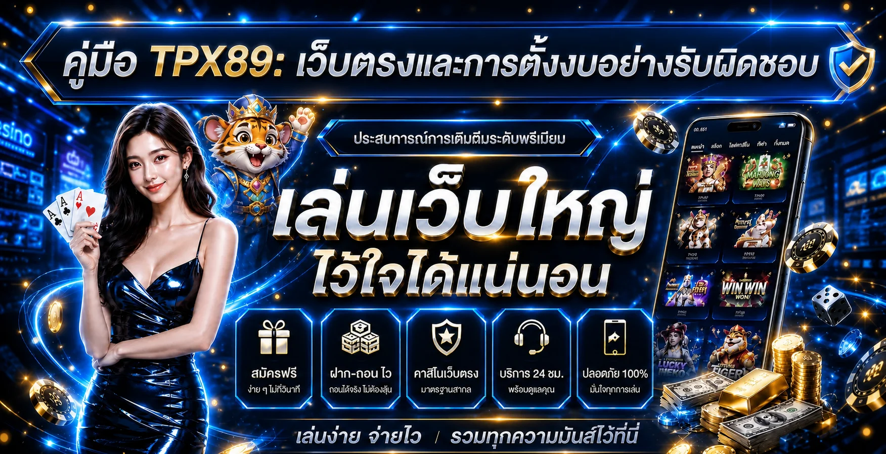 TPX89 คู่มือเว็บตรง ทดลองเล่น และตั้งงบปลอดภัย
